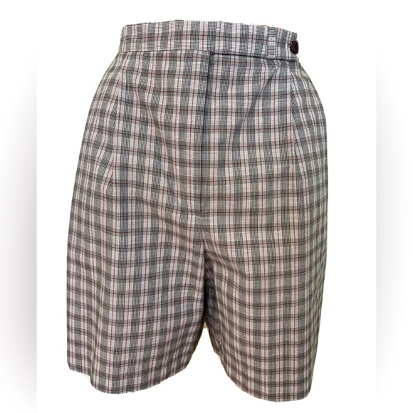 Sun Daze By Nancy Haley Pants - Sun Daze By Nancy Haley-60's/70's Vintage, Plaid, USA, Preppy, Shorts. Size-12